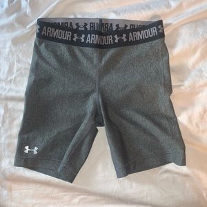 UA Compression shorts. Size Sm. Grey/black.